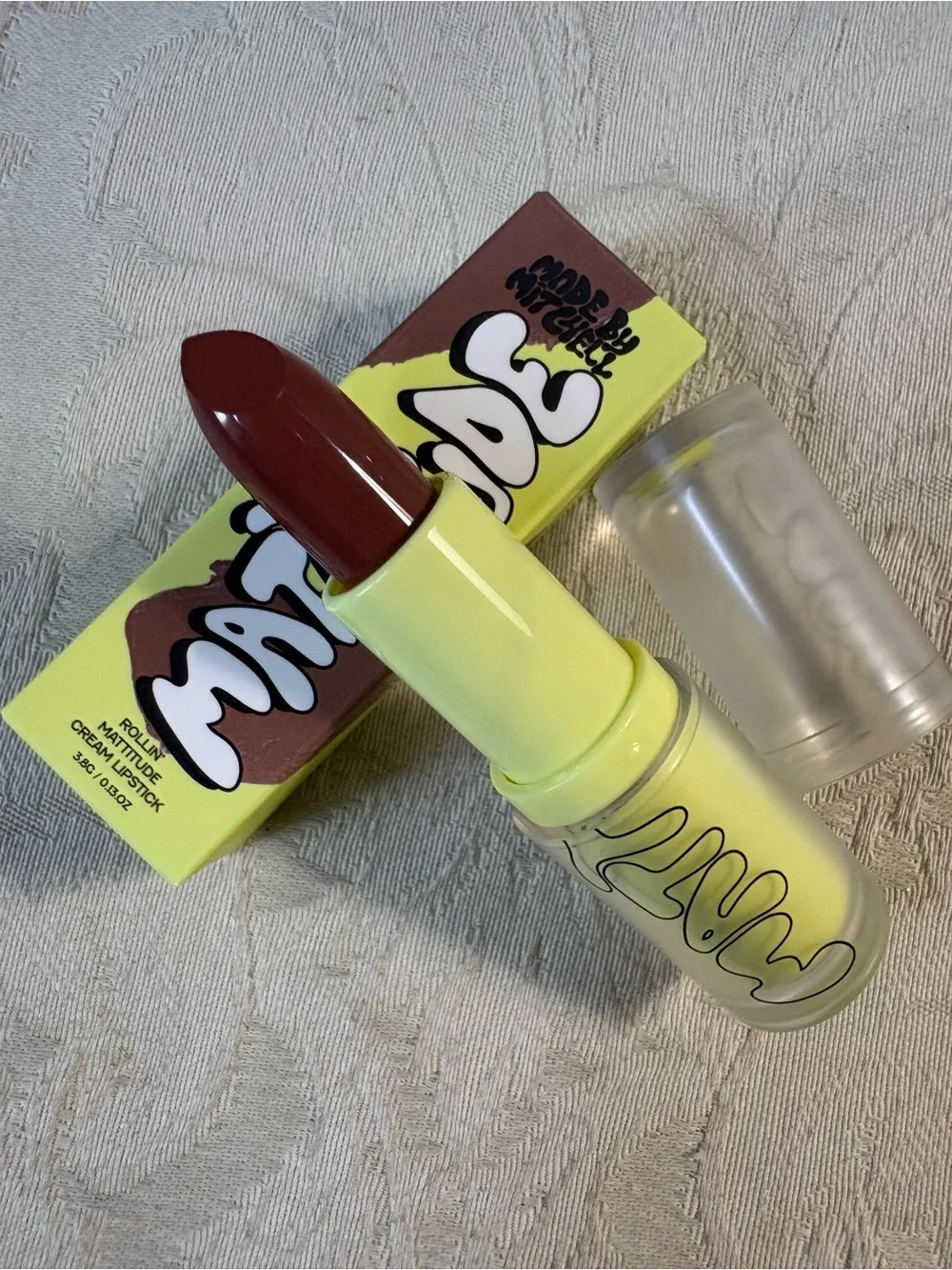 Made by Mitchell Mattitude Matte Lipstick in Rollin BNIB